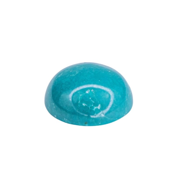 Howlith Cabochon gefärbt - türkis 8x4mm